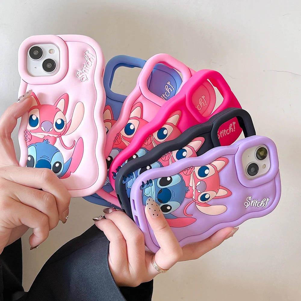 Stitch and Angel Phone Case