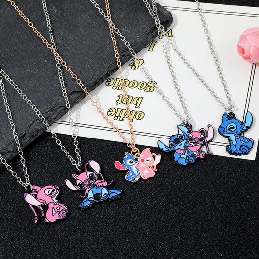 Couples Stitch Necklace Set