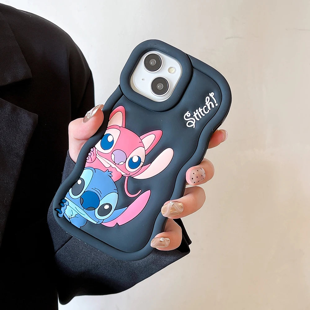 Stitch and Angel Phone Case